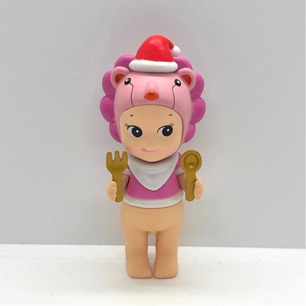 New Kewpie/Angel Collectible Mini Figure, Christmas Lion Costume, Open Blind Bx